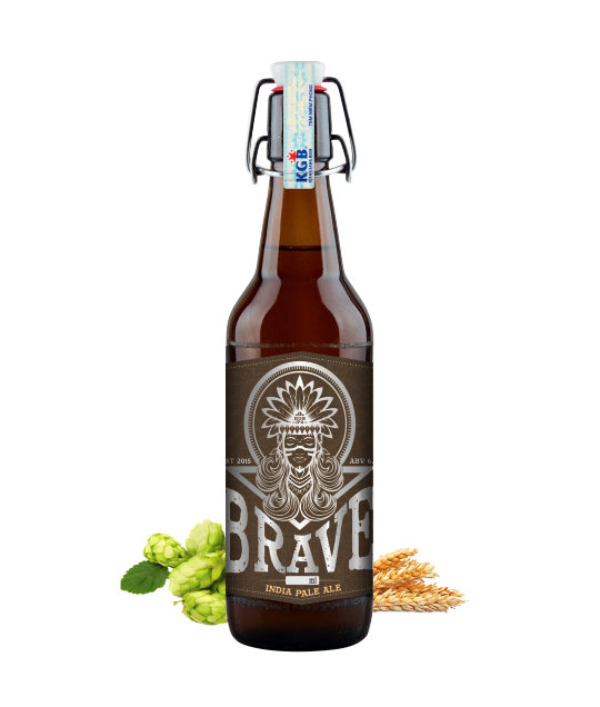 BIA BRAVE IPA  ABV 6.9% 500mL