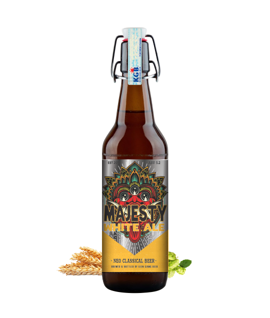 BIA  MAJESTY WHITE ALE ABV 5.2% 500mL