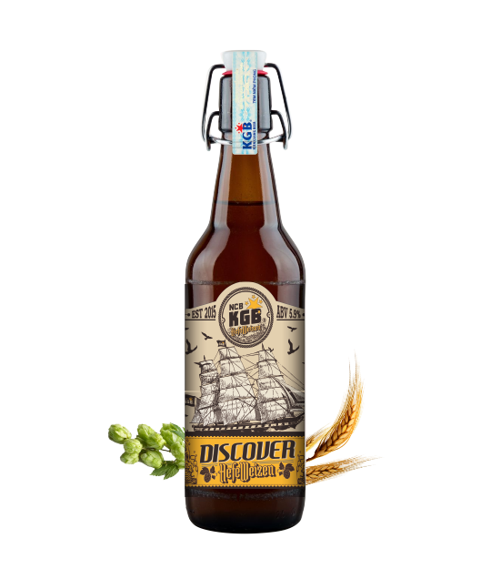 BIA DISCOVER HEFEWEIZEN ABV 5.9% 500mL